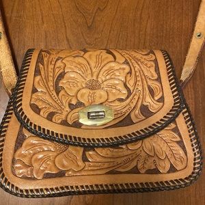 Unique floral pattern purse